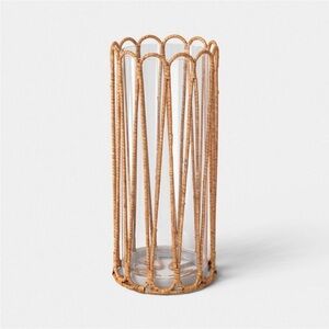 NEW! Tall Rattan Wrapped Hurricane Candle Holder
- Threshold, 12.5”